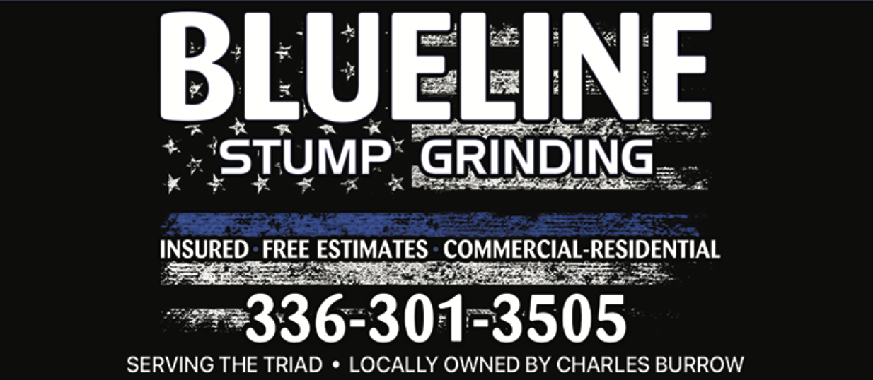 Blueline Stump Grinding logo